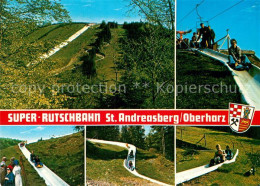 Sommerrodelbahn Super-Rutschbahn Matthias-Schmidt-Berg St. Andreasberg - Autres & Non Classés