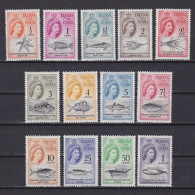 TRISTAN DA CUNHA 1961, SG# 42-54, CV £80, Fish, MH - Tristan Da Cunha