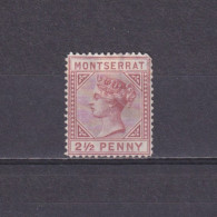 MONTSERRAT 1880, SG# 4, CV £250, Wmk Crown CC, MH - Montserrat