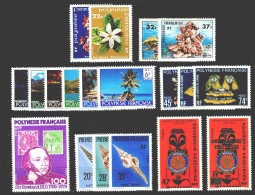 POLYNESIE FRANCAISE - Année Complète 1979 *...avec Charnières Discrètes - Años Completos