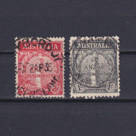 AUSTRALIA 1935, SG# 154-155, CV £40, Anzacs' Landing In Gallipoli, Used - Usati