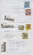 Österreich, Ca.1996-1999, 3 Rekobriefe Mit Hohen Frankaturen 1xMi.2170; 1xMi2124+2290; 1x Mi.2139+Mi.2039 (8900W) - Briefe