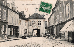 CPA - 10  -    ERVY -   Porte  St Nicolas , Justice - Ervy-le-Chatel