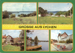 Lychen Gr Lychensee Campingplatz Wurlsee Malerwinkel Oberpfuhlsee FDGB Erholungs - Lychen