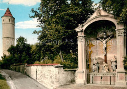 Dinkelsbuehl Kapuzinerweg Inri Turm 1000jaehrige Stadt - Dinkelsbühl