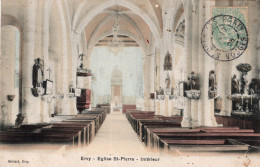 C P A - 10  -    ERVY -     église   St Pierre  Interieur - Ervy-le-Chatel