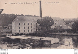 L12-51) FISMES - FABRIQUE DE CHAPEAUX DE FEUTRE ET LAVOIR SUR LA VESLE - ( 2 SCANS ) - Fismes