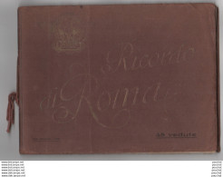 ITALIE - LIVRET -  RICORDO DI ROMA - 48 VEDUTE -  STAB. ALTEROCCA  - LIVRET COMPLET - SEPTEMBRE 1922 - 7 SCANS - Dépliants Turistici