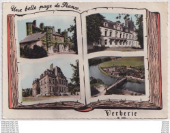 07-60) VERBERIE (OISE) UNE BELLE PAGE DE FRANCE - ( MULTIVUES - OBLITERATION DE 1970 - 2 SCANS ) - Verberie
