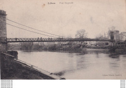 L30-47) LIBOS - PONT SUSPENDU - ( 2 SCANS ) - Libos