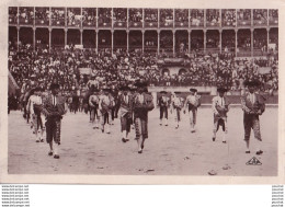 DAX - COURSE DE TAUREAUX - ENTREE DES QUADRILLES - CORRIDDA - TAUROMACHIE - DAX EN 1935  ( 2 SCANS ) - Corrida