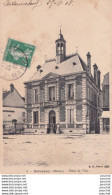M9-51) ESTERNAY - MARNE - HOTEL DE VILLE - ANIMEE-  HABITANTS - EN 1908 - Esternay