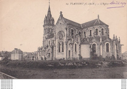 M12-22) PLANCOET - L '  EGLISE  - ( 2 SCANS ) - Plancoët