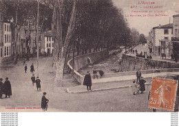 M13-09) LAVELANET - ARIEGE - PROMENADE DE L '  ILLE - LA RIVIERE - LE QUAI NATIONAL - HABITANTS - Lavelanet
