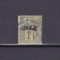 OBOCK 1892, Sc# 11, CV $550, 1f, Signs, Used - Gebruikt