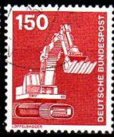 RFA Poste Obl Yv: 859 Mi:992 Löffelbagger (cachet Rond) - Usines & Industries