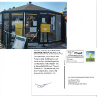 0307i: Ganzsache Via Post-App 2021: Postamt 2822 Bad Erlach, Mit Covid-Tafel - Postkarten
