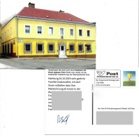 0307k: Ganzsache Via Post-App 2021: Das Ehemalige Armenhaus In A-2410 Hainburg An Der Donau - Abbeys & Monasteries