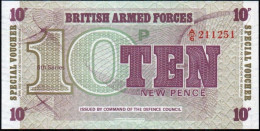 Great Britain, British Armed Forces, 10 New Pence 6th Series, 1972, UNC M-45 - Forze Armate Britanniche & Docuementi Speciali