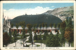 Salt Lake City Great Mormon Tabernacle Sea Gull Monument - Autres & Non Classés