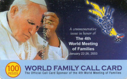 PHILIPPINES - PREPAID - PLDT TOUCH CARD - RELIGION - POPE JOHN PAUL II KAROL WOJTYLA - Philippinen