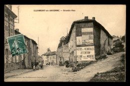 55 - CLERMONT-EN-ARGONNE - GRANDE RUE - EDITION GOULET-TURPIN - Clermont En Argonne