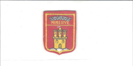 ECUSSONS TISSUS   MINERVE            DPT  34     **  RARE       A  SAISIR  **** - Patches