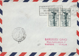 Cover   / Italia     /  Volo Speciale Con Elicottero - Ambulante Torino Milano 27/04/1957 - Helicopters