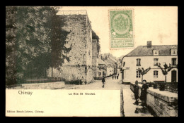 BELGIQUE - CHIMAY - LA RUE ST-NICOLAS - Chimay