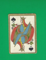 CARTE  A JOUER ANCIENNE Cartes Anciennes  PETIT FORMAT 39 Mm X 56 Mm DOS VIERGE VOIR SCANS - Speelkaarten