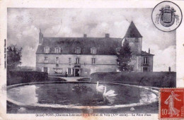 17 - Charente Maritime -  PONS - L Hotel De Ville -  La Piece D Eau - Pons
