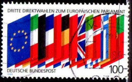 RFA Poste Obl Yv:1248 Mi:1416 3.Direktwahlen Zum Europäischen Parlament (Beau Cachet Rond) - Stamps