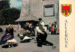 Folklore - Danses - Auvergne - Région De Rochefort Montagne - La Varsovienne - Flamme Postale - Blasons - Voir Scans Rec - Dans