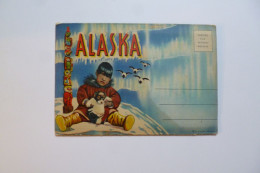 ALASKA   -  Carte-Lettre    - 16 Vues Couleurs  -  Dépliant  - - Andere & Zonder Classificatie