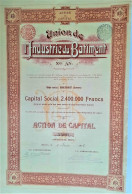Union De L'industrie Du Bâtiment Sté An - Borgerhout - 1912 - Other & Unclassified