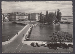 120849/ GENÈVE, Pont Des Bergues Et Ile J.J. Rousseau - Genève