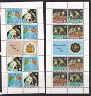 B0553 SOLOMON ISLANDS 1982, Royal Visit, Commonwealth Games, MNH Pair - Salomon (Iles 1978-...)