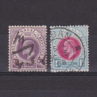 SOUTH AFRICA NATAL 1902, SG# 136,138, King Edward VII, Used - Natal (1857-1909)