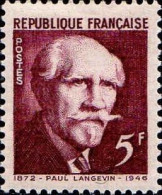 France Poste N** Yv: 820/ 821 Transfert Au Panthéon Des Cendres De Langevin & Perrin - Physics
