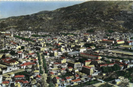 Cpsm Petit Format BLIDA  Vue D'ensemble Aérienne Colorisée RV - Blida