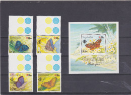 Seychelles Butterflies 1991 MNH - Seychelles (1976-...)