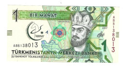 Turkmenistan 1 Manat 2017  Km40 - Venezuela