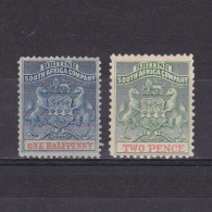 RHODESIA 1892, SG# 19-20, CV £34, MH - Rhodésie Du Nord (...-1963)