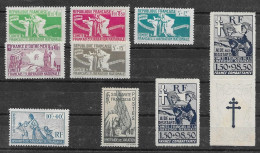 émissions Générales FRANCE LIBRE Poste Et Poste Aérienne + 6a ** Complet Neuf Sans Charnière MNH - Altri & Non Classificati