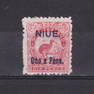 NIUE 1903, SG# 14, CV £16, Kiwi Bird, Overprint On Stamps Of New Zealand, MH - Niue