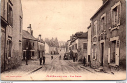45 CHATILLON SUR LOIRE - Une Vue De La Rue Neuve - Chatillon Sur Loire