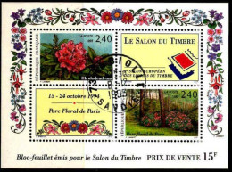France Bloc/F Obl Yv:  15 Mi:13 Le Salon Du Timbre (TB Cachet à Date) 8-12-1993 - Autres & Non Classés
