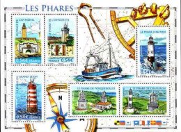 France Bloc N** Yv: 114 Mi:81 Les Phares - Lighthouses