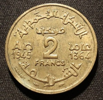 MAROC - MOROCCO - 2 FRANCS 1945 ( 1364 ) - Mohammed V - KM 42 - Maroc