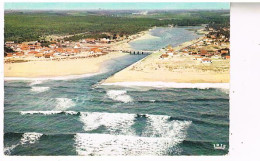 40   MIMIZAN PLAGE VUE AERIENNE ENTREE DU COURANT - Mimizan Plage